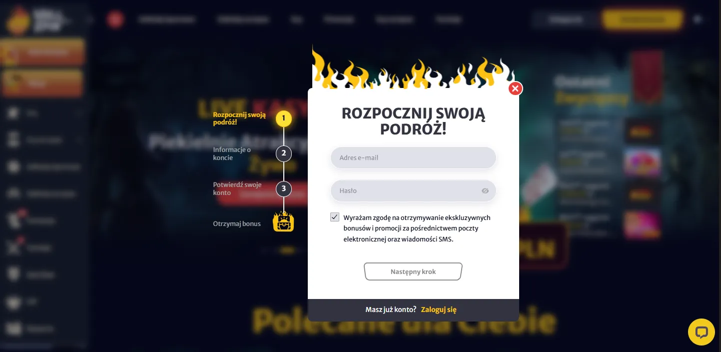 Hellspin Casino – rejestracja i dostęp do konta